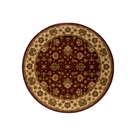 Sphinx By Oriental Weavers Area Rugs, Ariana 623V3 6' Round Round - Red/ Ivory-Polypropylene A623V3180180ST